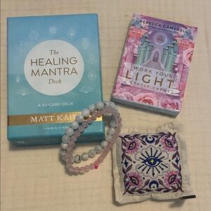 Healing Mantra and Work Your Light Card Decks with Bracelets